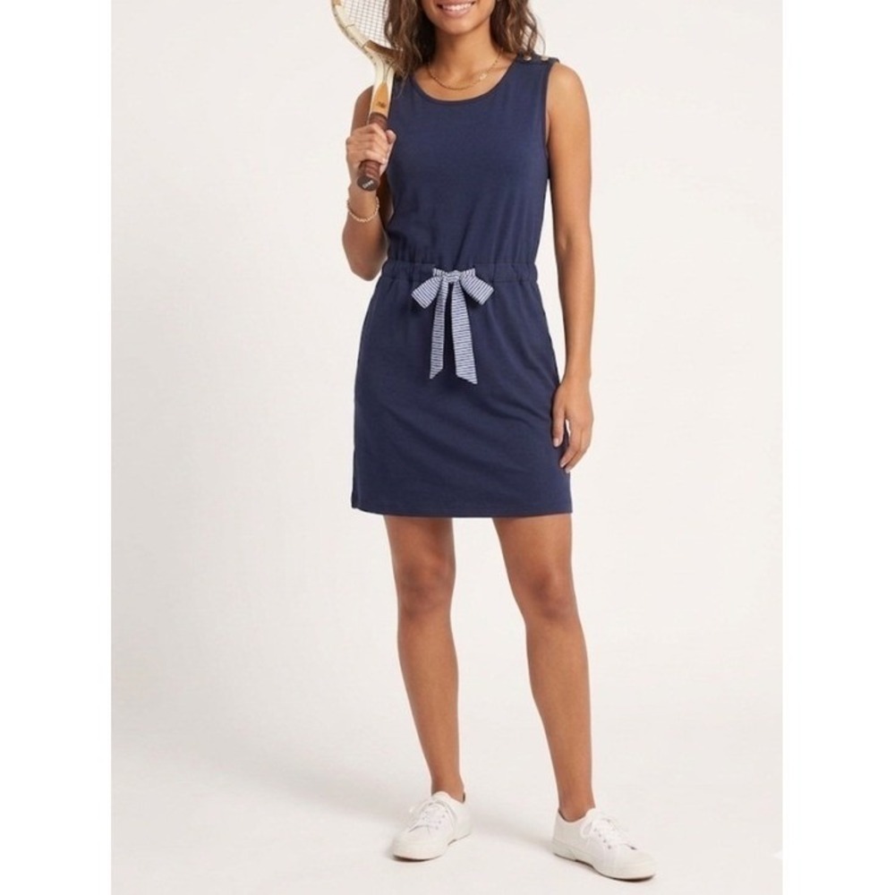 L'OEUF POCHE' Medium Navy Blue Made in USA Athletic Dress Tennis Golf Pickleball